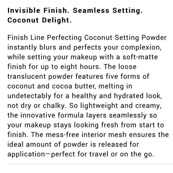 Marc Jacobs Setting Powder
Perfecting Coconut NIB - Picture 8 of 8